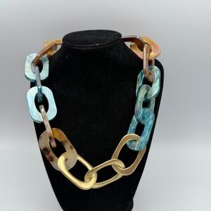 Rush by Denis & Charles Chunky Resin Statement Necklace